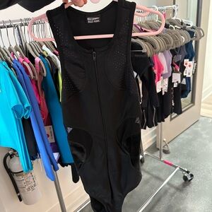 Bullet Pointe Zip-Up Leotard